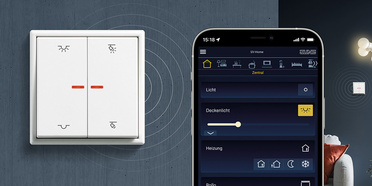 KNX RF Taster bei Fiedler Elektro-Sanitär-Heizung-Solar in Lohr/ Main